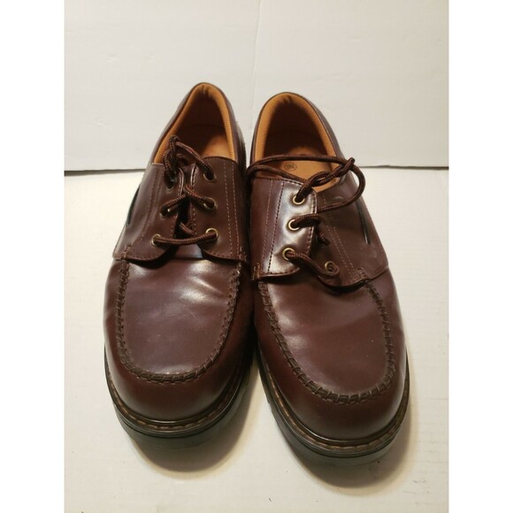 Street State Men\'s Dark Brown Dress Shoes Lace-Up Oxfords Size 13w